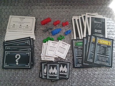 Monopoly Millionär Figuren, Spielkarten, Häuser Ersatz, Ersatzteil Hasbro