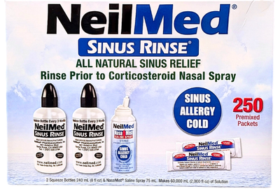 Buy NeilMed Sinus Rinse Kit 2 Squeeze Bottles 1 Saline Spray 250