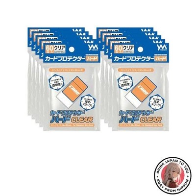 [Yanoman] Hart durchsichtige Kartenschutzfolien 60 Blatt x 10 Packungen Polyp...