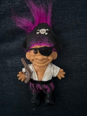 Pirate Russ TROLL Doll Vintage My Lucky Pirate  Eye Patch