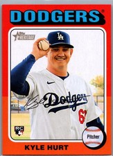 2024 Topps Heritage Kyle Hurt #609 Los Angeles Dodgers