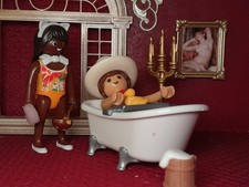 Playmobil Western Cowboy in Badewanne Badetag