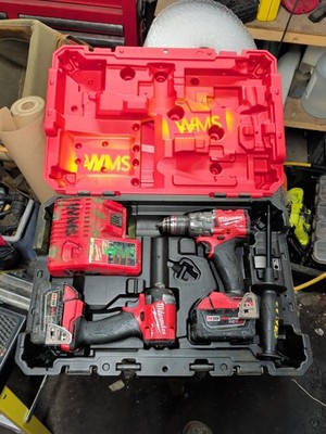 Milwaukee M18 FUEL 18V 2-Tool Combo Kit - Red (3697-22) Tested