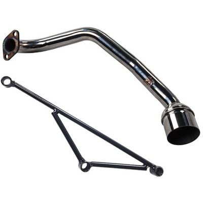 Motorcycle Exhaust Header Link Pipe For Yamaha GY6 Engine Motor 125cc 150cc