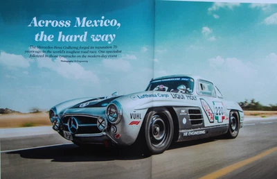 Original 2023 OCTANE extracted mag article: MERCEDES GULLWING HK Team in Mexico - Imagen 1 de 4