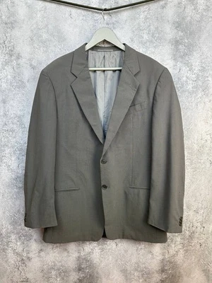 Veste homme Giorgio Armani Le Collezioni Blazer vintage gris laine taille IT 52L - Photo 1/4