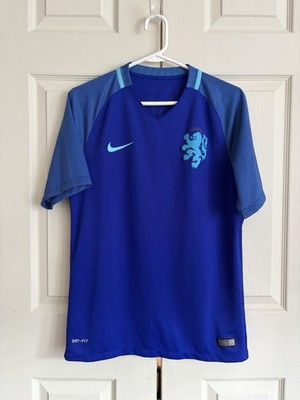 NIKE NETHERLANDS National FC 2016/17 Blue Away Jersey Men s Medium Nederland