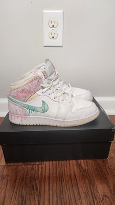 Size 7 - Jordan Air Jordan 1 Mid SE Ice Cream GS