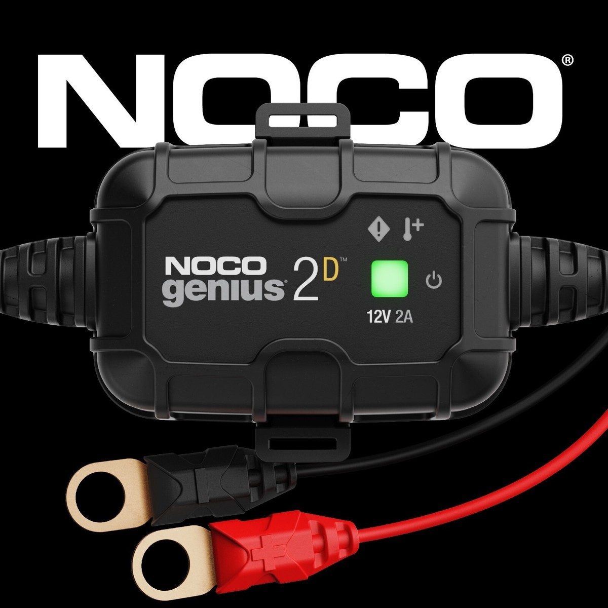 NOCO GENIUS2D 12V 2A Onboard Battery Charger, Trickle Charger and