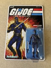 Super7 GI Joe Snake Eyes Reaction  Plus NEW Comic Book Version Wave 1 2024