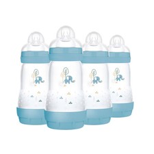 MAM Easy Start Anti-Colic Baby Bottles - Blue - 9oz/4pk