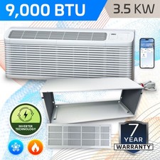 ACiQ 9000 BTU 3.5KW Inverter PTAC Heat Pump AC Unit + Sleeve & Grille, R32 230V