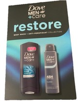 Dove Men’s Gift Set Restore Men+ Care Clean Comfort Body Face & Hair Wash