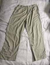 Lulus Sophisticated Company Sage Green Straight Leg Trouser Pants XL NWT