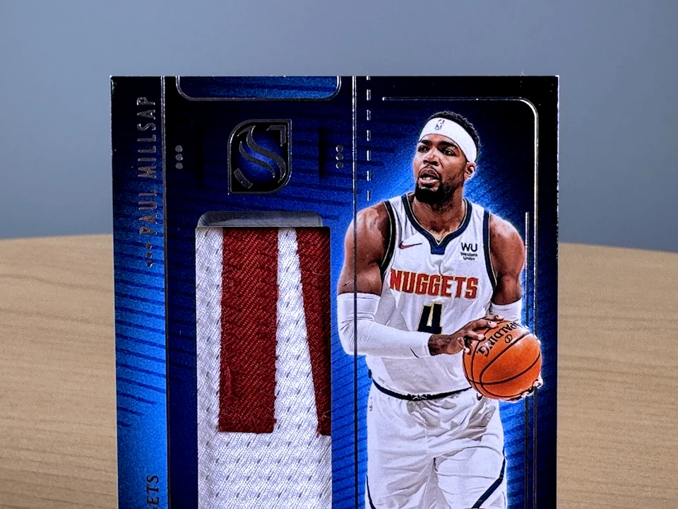 Paul Millsap 丹佛掘金 2024 - 25 帕尼尼剪影 2 色游戏穿布贴 — 第 2/4 张图片