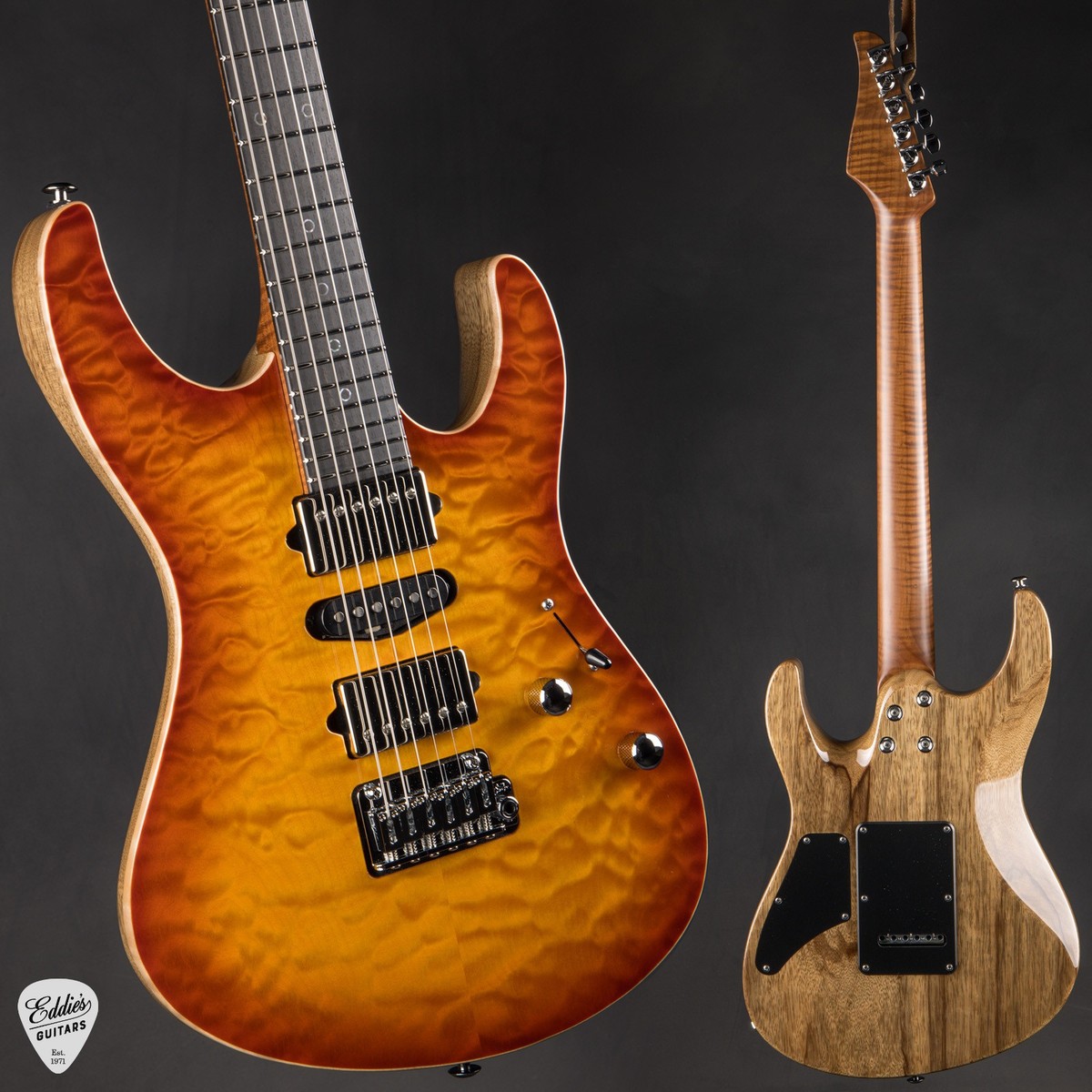 Suhr Modern Quilt Maple & Black Limba - Honey Burst | eBay