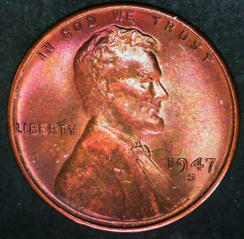 1947-S Lincoln Wheat Cent — photo from the most recent tracked eBay sale