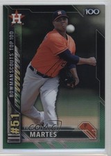 2016 Bowman Scouts' Top 100 Green Refractor 26/99 Francis Martes #BTP-51 0g4