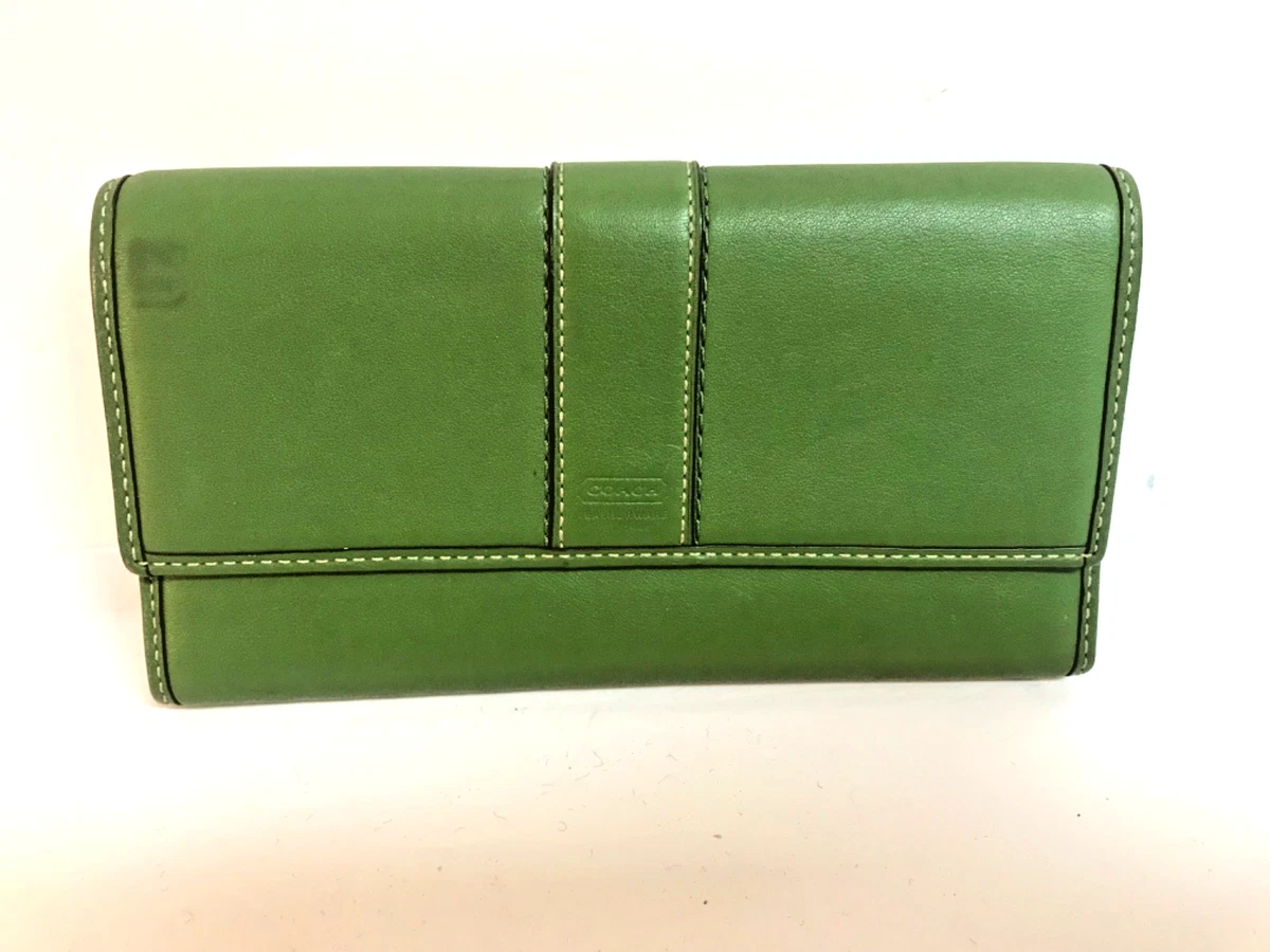 Coach Green Wallets for Women with Vintage for sale - eBay