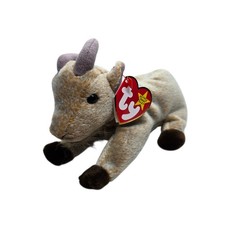 Vintage Ty Beanie Baby Goatee the Goat 1998 Retired Style 4235 Rare Tag Error