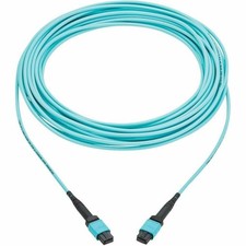 Tripp Lite 100G Multimode 50/125 OM4 Fiber Optic Cable, 10m, TAA N845B-10M-12TAA