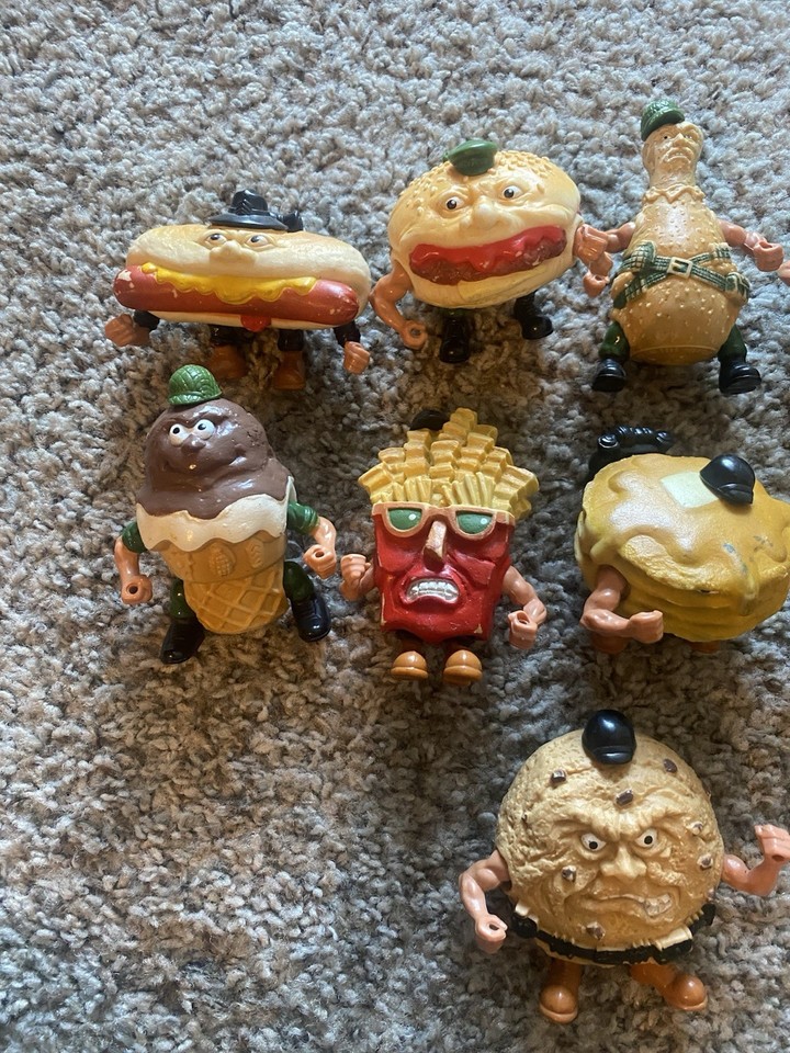 1102245 Figurine 1988 mattel food fighters private pizza