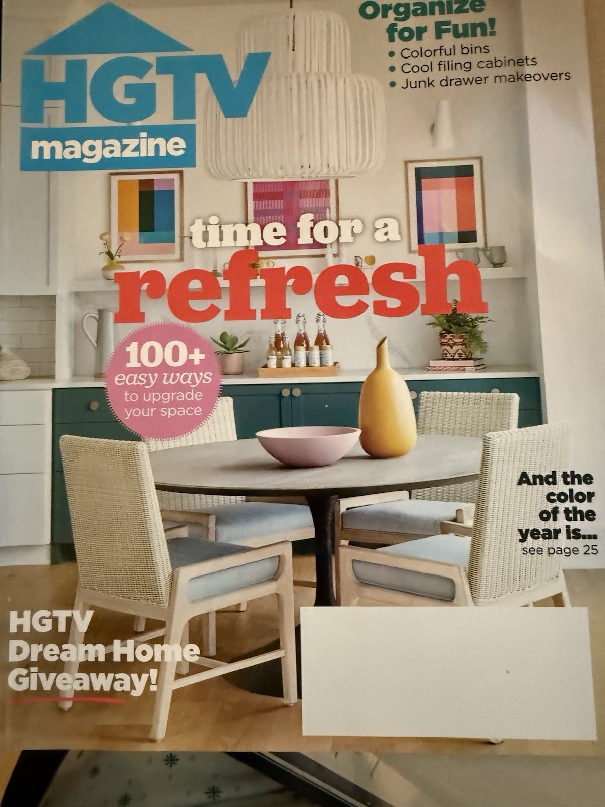 HGTV Magazine - January-February 2023 - Time for a Refresh