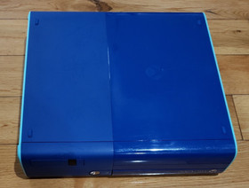 Xbox 360 E Special Edition Blue Bundle 500GB Console, Controller, Cords, TESTED