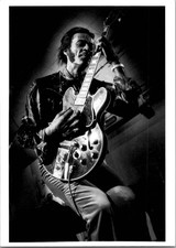 Chuck Berry Live Guitar Performance Claude Gassian Postcard