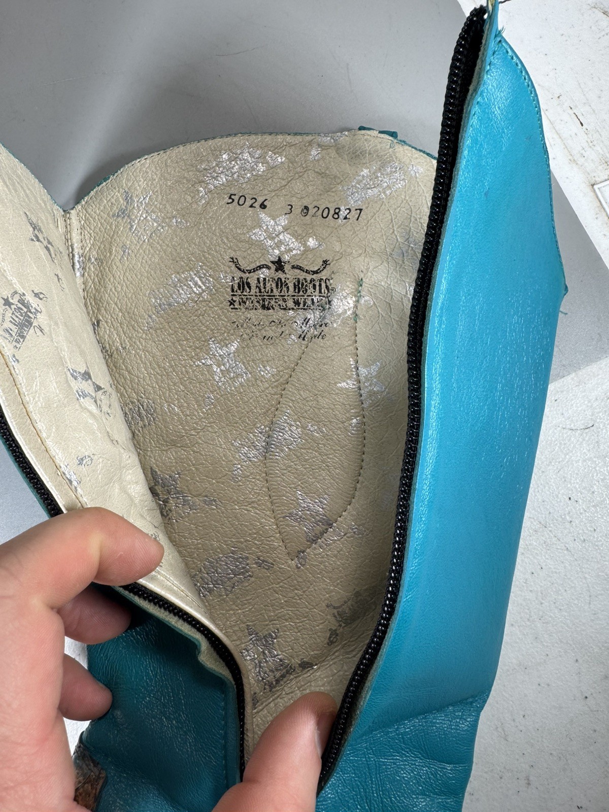 Los Altos Women’s Python Leather Western Boots Hi… - image 12