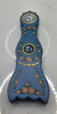 Vintage Lundby Dollhouse accessory blue clock rare good condition