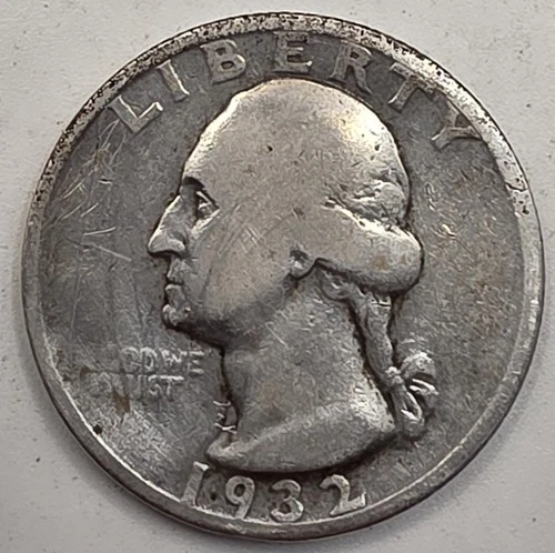 *KEY DATE* 1932-S  Washington Quarter - 1st Year Issued! 《Silver》