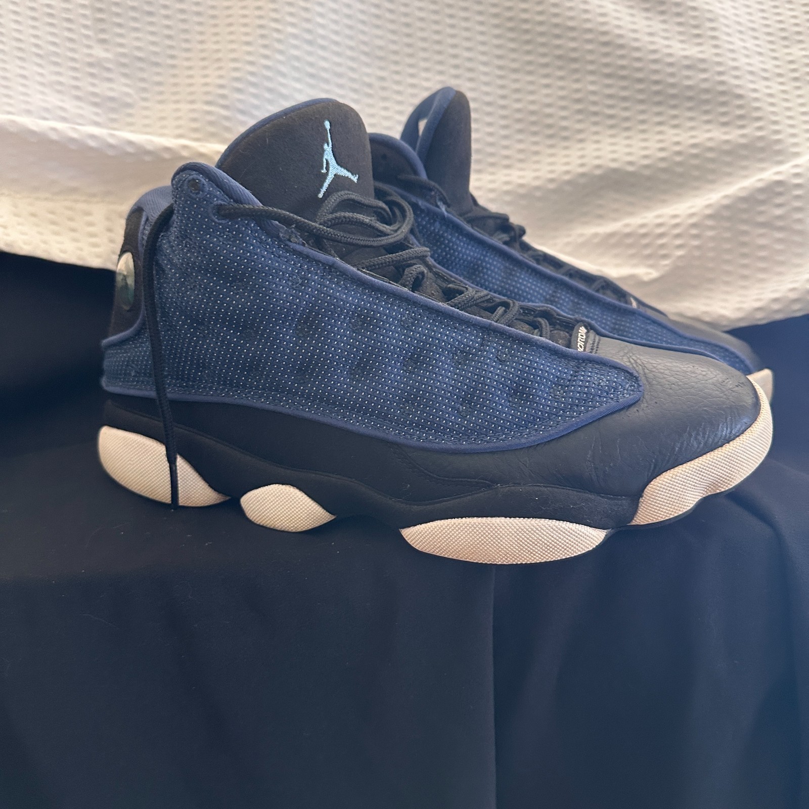 Air Jordan 13 Retro Brave Blue 2022 Navy Black DJ5982-400 Size 9.5 Men's thumbnail 5