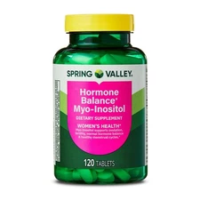 Spring Valley Hormone Balance Myo-Inositol, Dietary Supplement, 120 Tablets