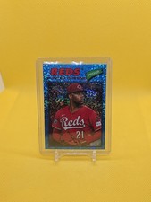 2026 Topps Heritage Hunter Greene #53 Blue Sparkle Cincinnati Reds 