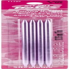 Silvalume Double Point Knitting Needles 7" 4/Pkg-Size 6/4Mm