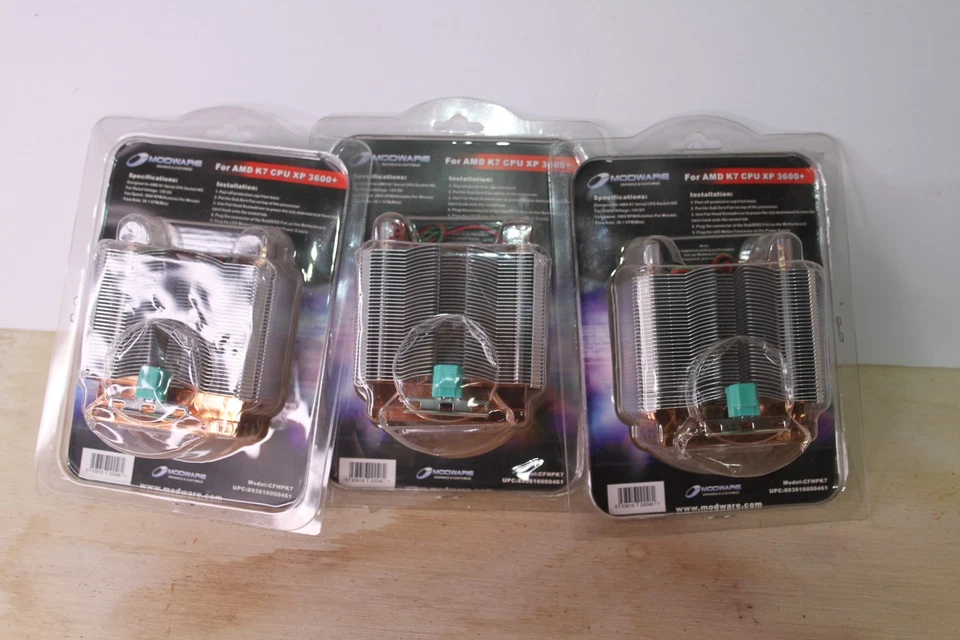 MODWARE CFHPK7 Heat Guzzler CPU Cooler Heatsink Fan – AMD K7 CPU XP 3600+ - Image 3 of 3