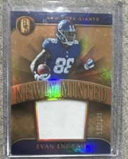 Evan Engram #10 2017 Panini Gold Standard Newly Minted Memorabilia Giants NFL