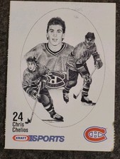1986-87 Kraft Drawings Hockey Cards 20