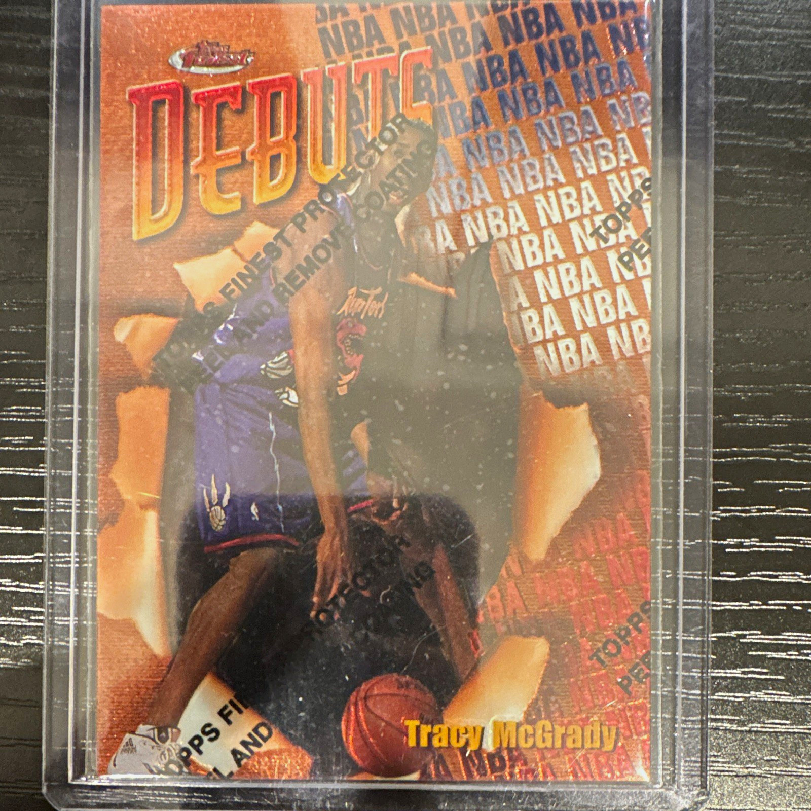Topps 1997 Finest Debuts Tracy McGrady #107 Rookie Insert Toronto Raptors