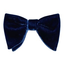 Velvet Oversized Bow Tie Big Bowknot Pre-Tied Wedding Party D. ROYAL B.