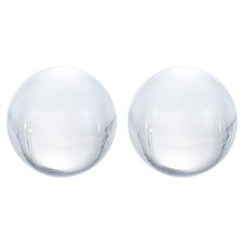 2Pcs 50mm/2" Crystal Ball K9 Crystal Ball Decorative Ball with Gift Box Clear