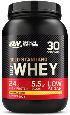 Optimum Nutrition 100 % Whey Gold Standard, 0.90 kg (2 lb) Dose, Banana Cream