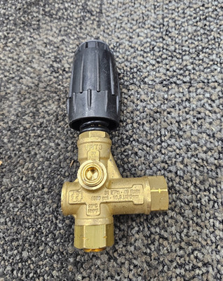 VRT3 Pump Unloader Valve 4500PSI 10.5 GPM Adjustment Knob Brass