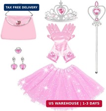 Princess Dress Up Accessories Tulle Skirt Toddler Tutu Costume Toys with Princes