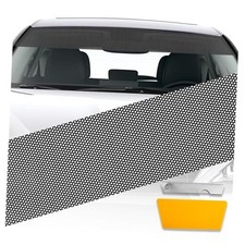 1 Ft 48" Front Windshield Tint Strip,One-Way Perforated Sun Strip for 1ft X 48"