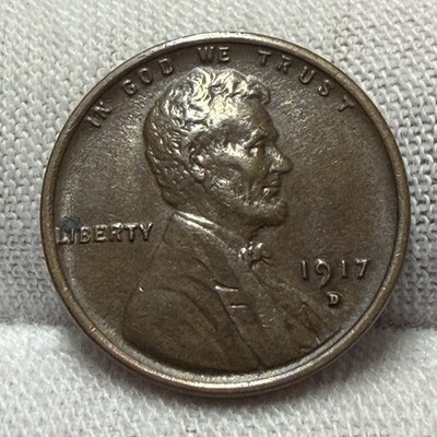 1917-D Better Date Lincoln Wheat Cent Penny receive coin pictured #4841