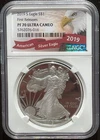 2019-S $1 SILVER AMERICAN EAGLE NGC PF70 First Releases : 07223