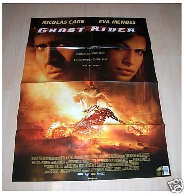 Filmposter A1 Neu Ghost Rider - Nicolas Cage Eva Mendes