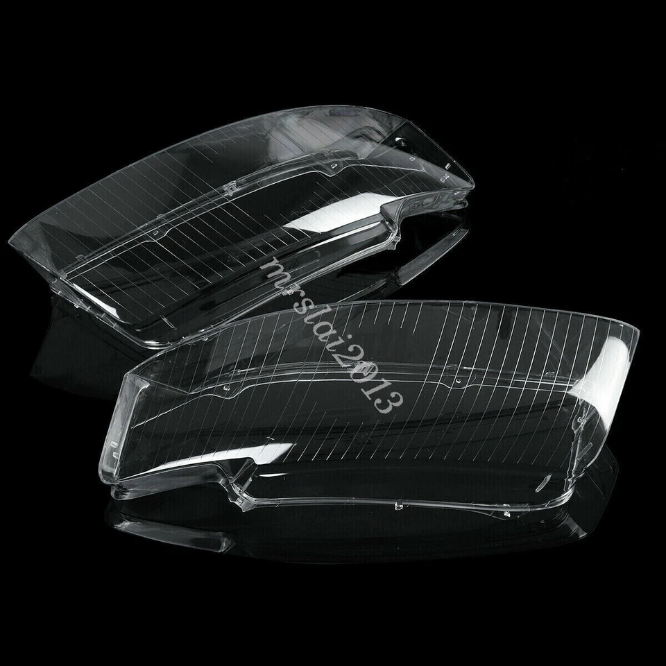 Par de faros para Audi A4 B6 2002-2005 cubierta de lente transparente izquierda + derecha Foto 3 de 4